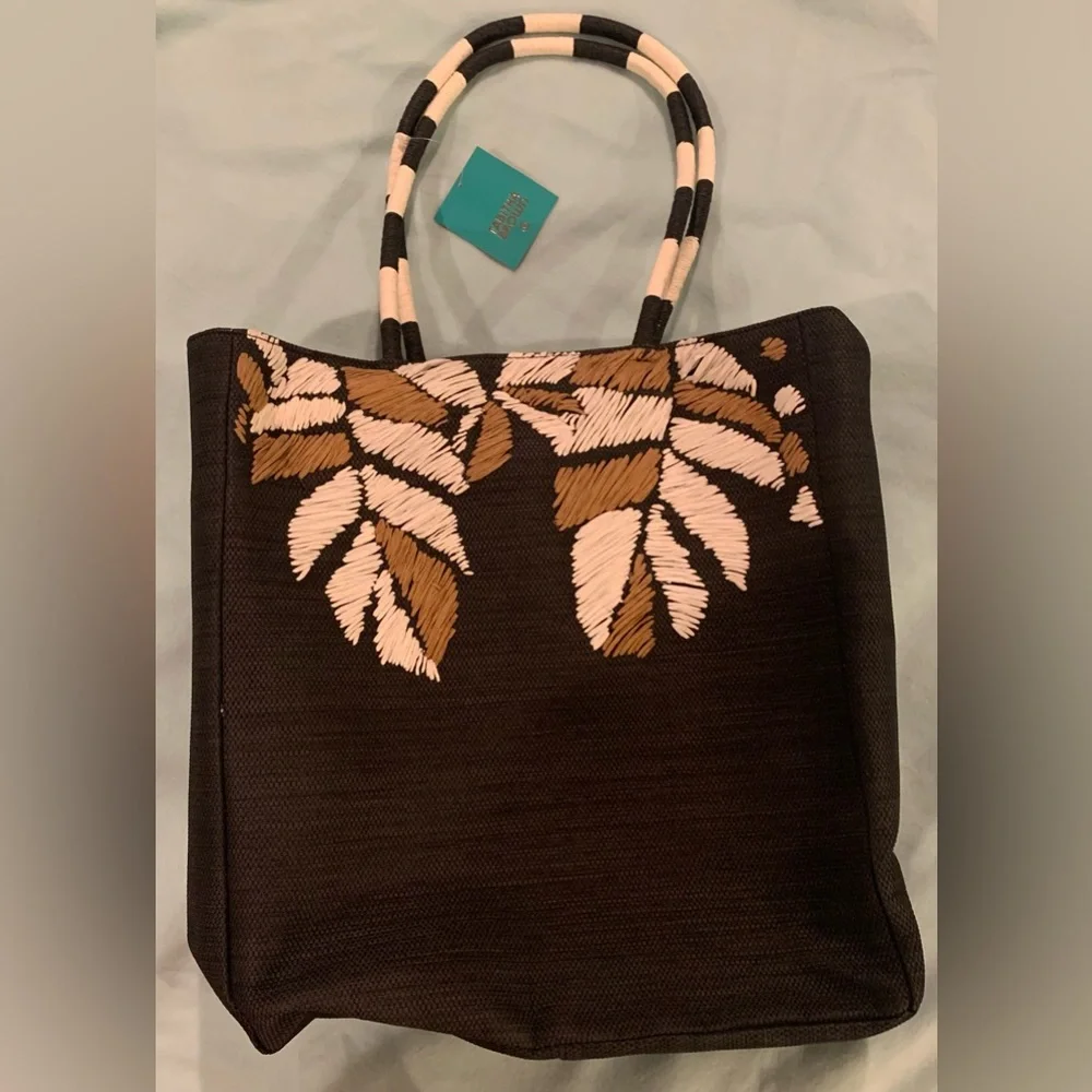 Tabitha Brown x Target Large Woven Palm Tote Bag NWT